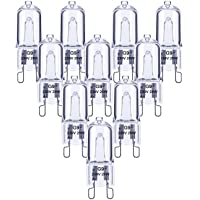 Los mejores  - Dehobo Bombilla Lámpara Halogena G9 Bombilla Filamento G9 28W 300LM 230V 360° Ángulo de Haz 100% Regulable Blanco Cálido…